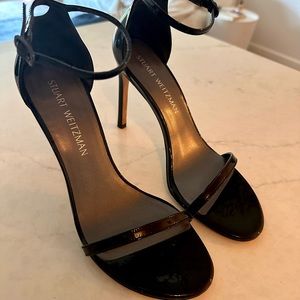 Stuart Weitzman Nudistcurve Ankle Strap Sandal size 7.5